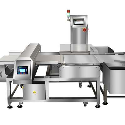 Совместил металлоискатель еды и проверите Weigher с режектором